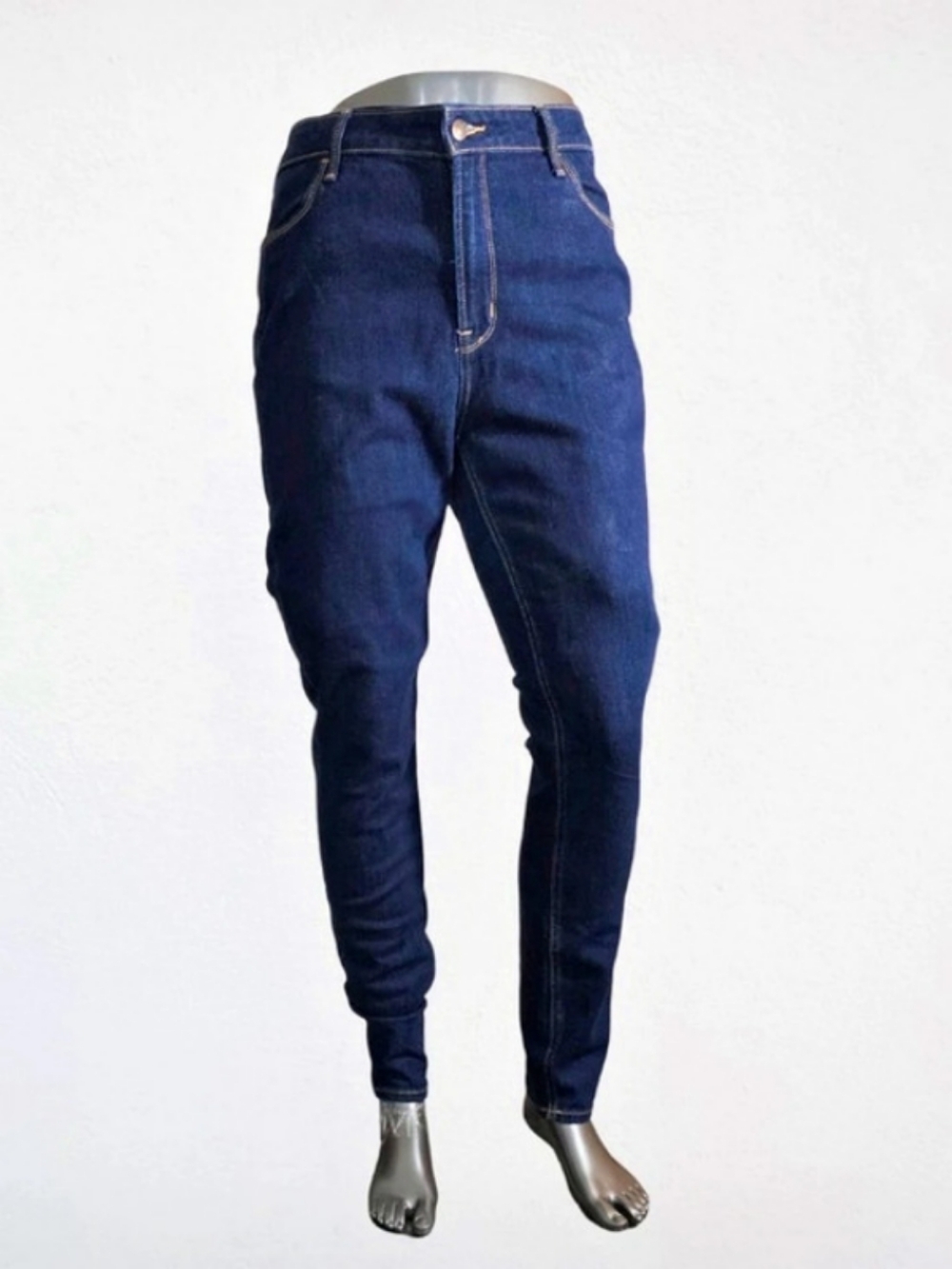 Old Navy High-Waisted Super Skinny Jeans Blue Jeans Size 14